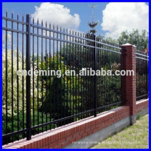 Hot Sales PVC Coated Decorative Square Tube Welded Zinc Ornamental Steel Fence Residential Iron Fence